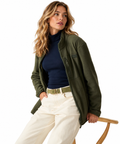 Regatta Frankie Women’s Dark Khaki Fleece Jacket - UK 8 - Women’s Fleece Jacket